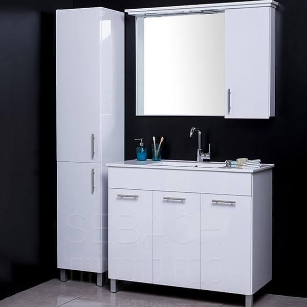 ארון אמבטיה פורמייקה עומד קלאסיק אילי 60 ס"מ