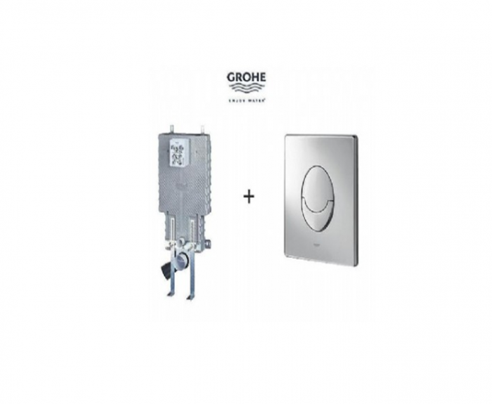 לחצן GROHE+ ניאגרה סמויה